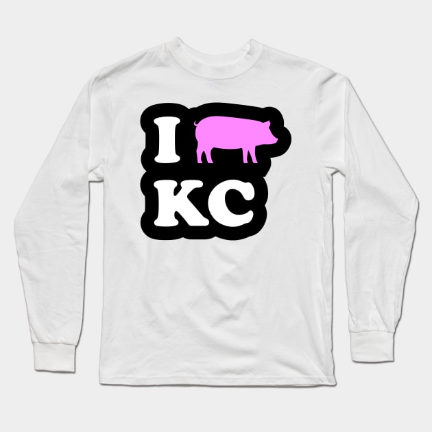 I Love Kansas City BBQ Long Sleeve T-Shirt by ope-store